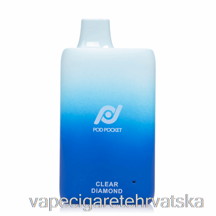 Vape Hrvatska Pod Pocket 7500 Disposable Clear Diamond